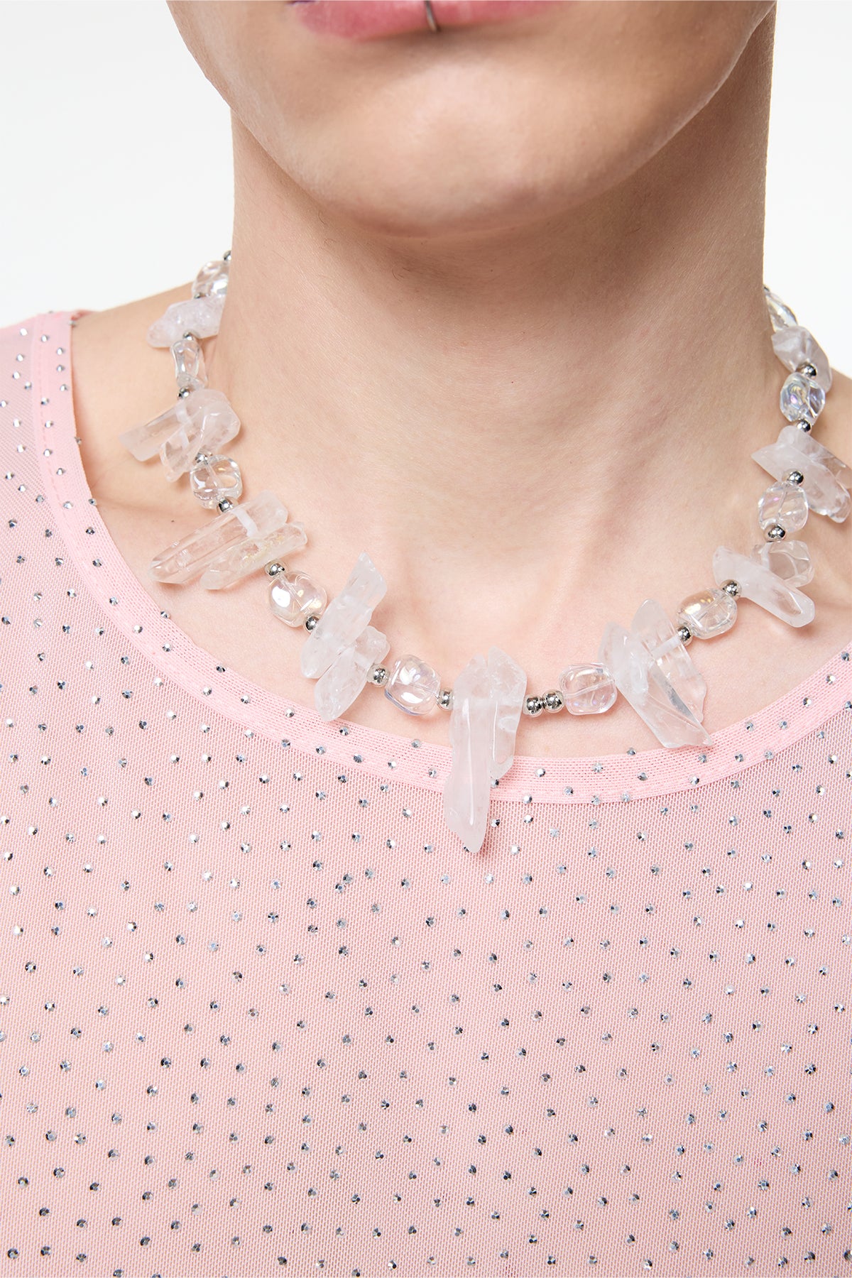 Silver Tension Necklace