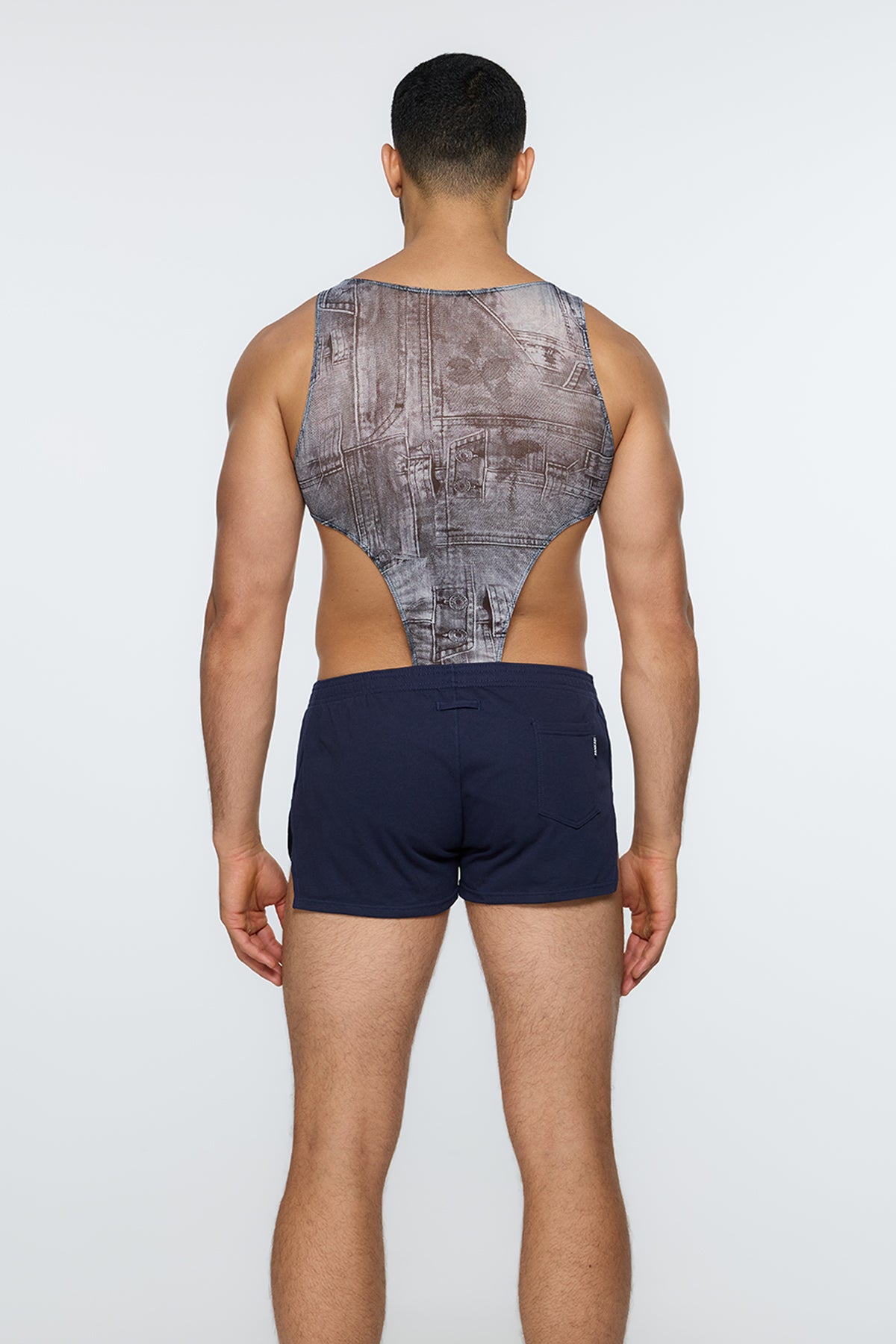 Singular Figure Print Bodysuit