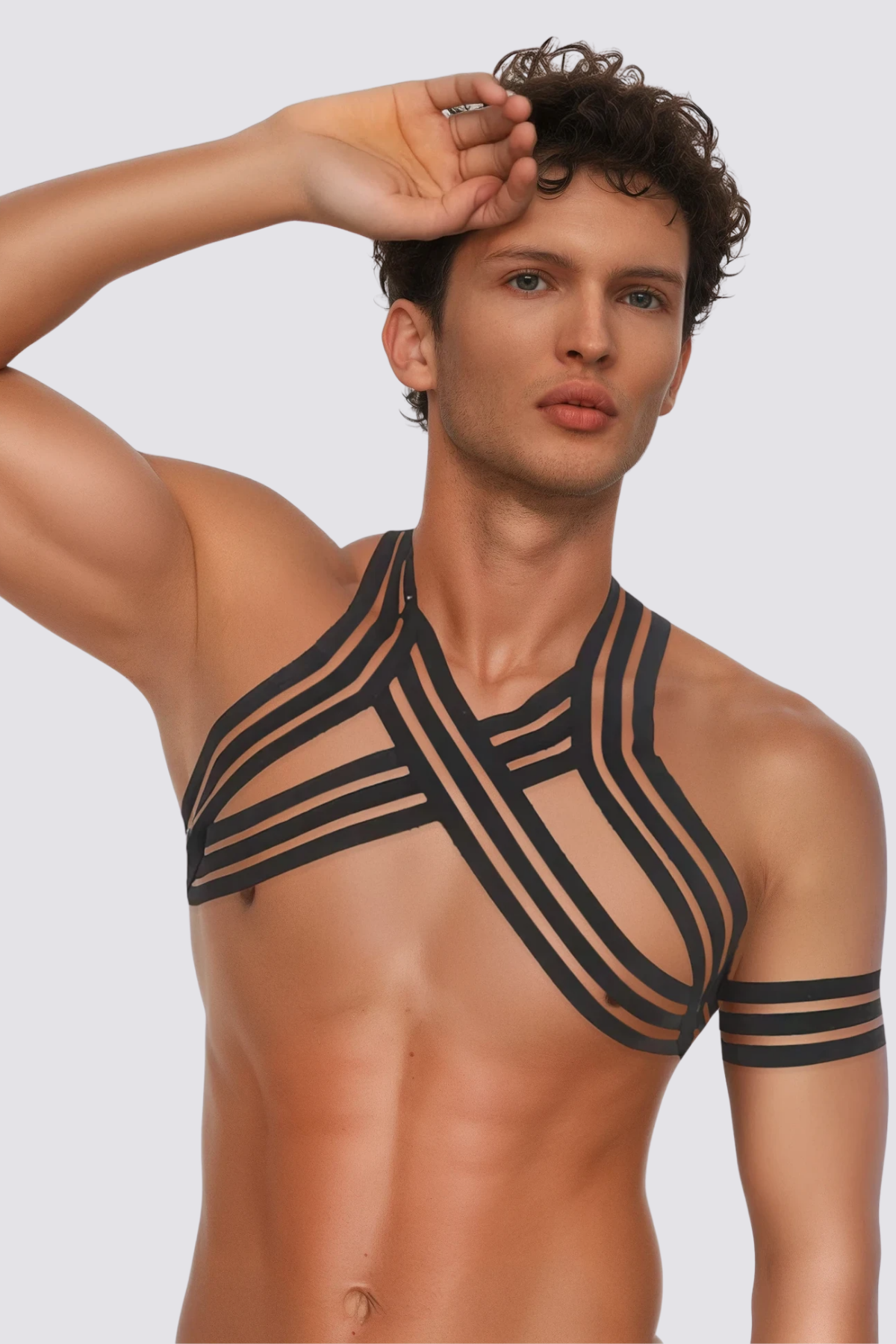 Skin Lock Chest Strap Black