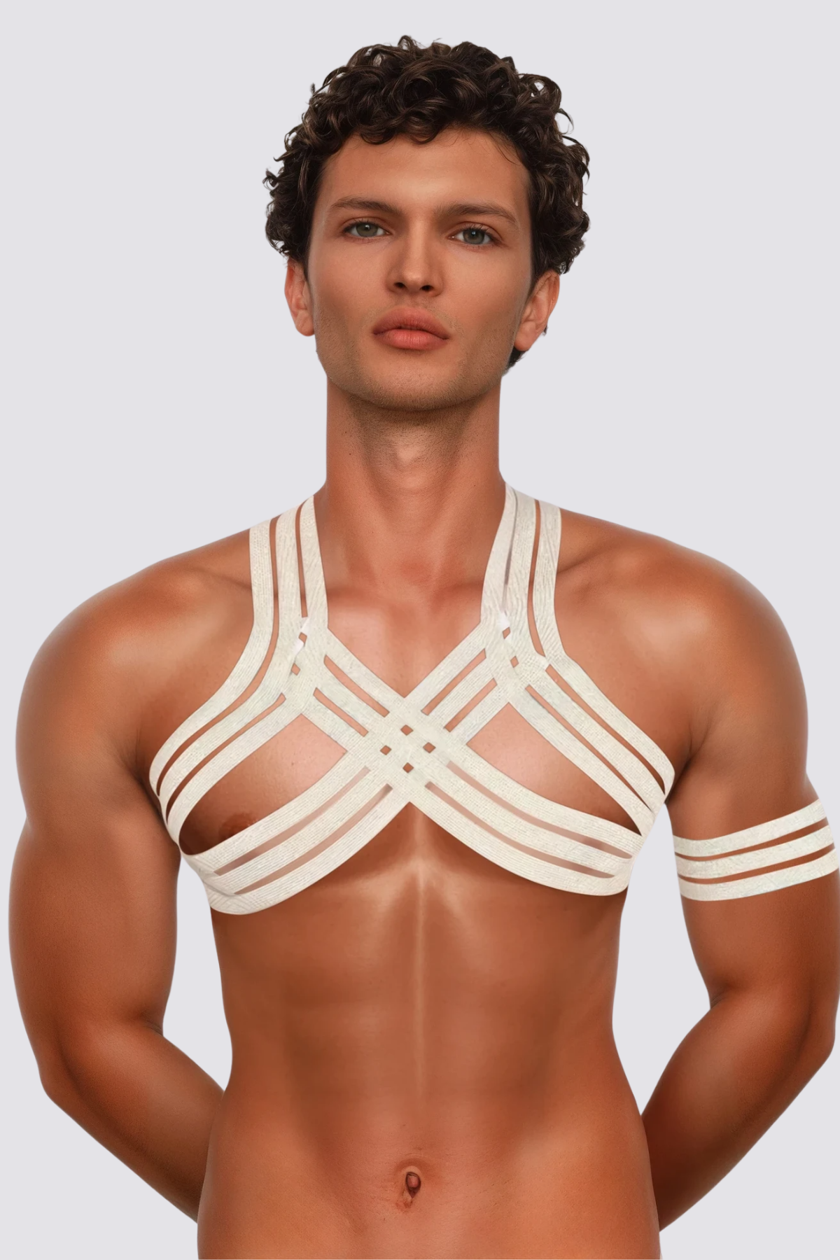 Skin Lock Chest Strap Gold