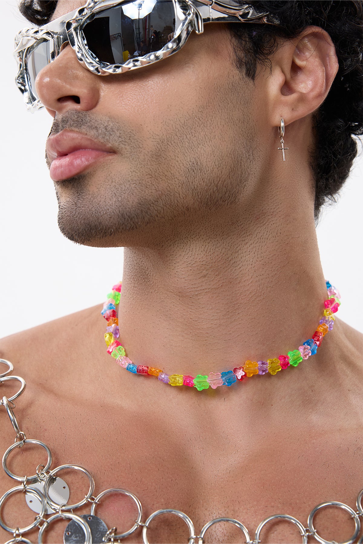 Sleek Curl Y2K Acrylic Choker