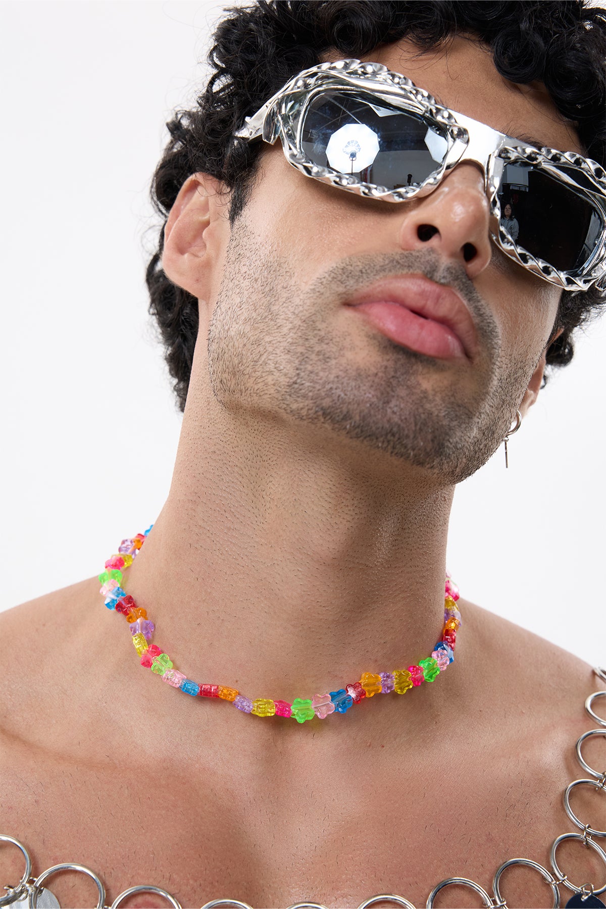 Sleek Curl Y2K Acrylic Choker