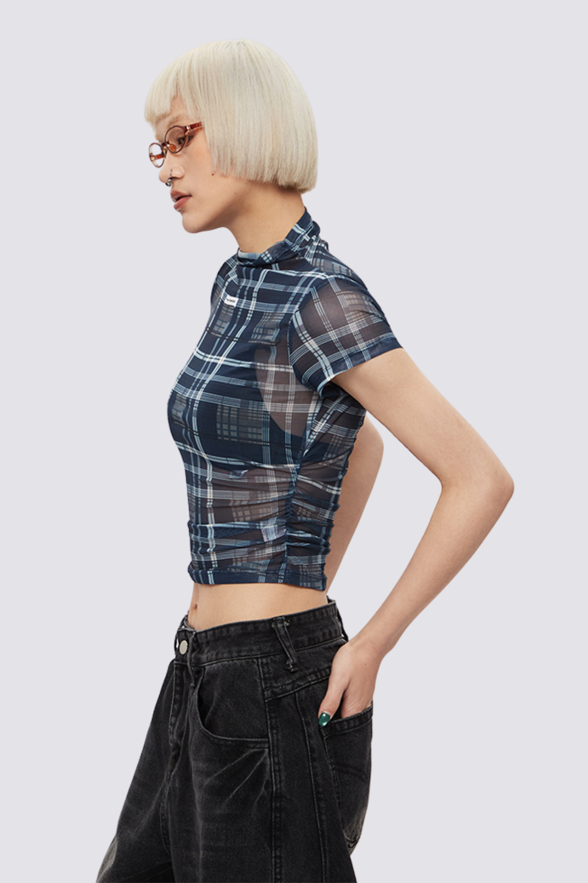 Sleek Pop Print Crop Top