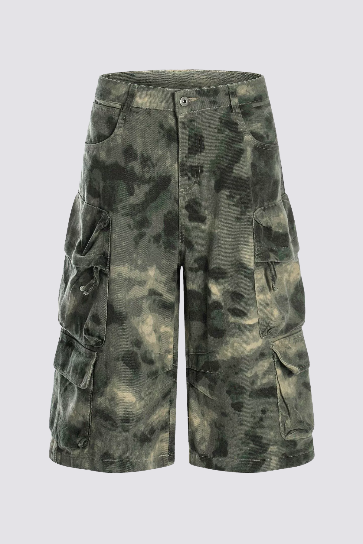 Sleek Valve Camouflage Straight Pants