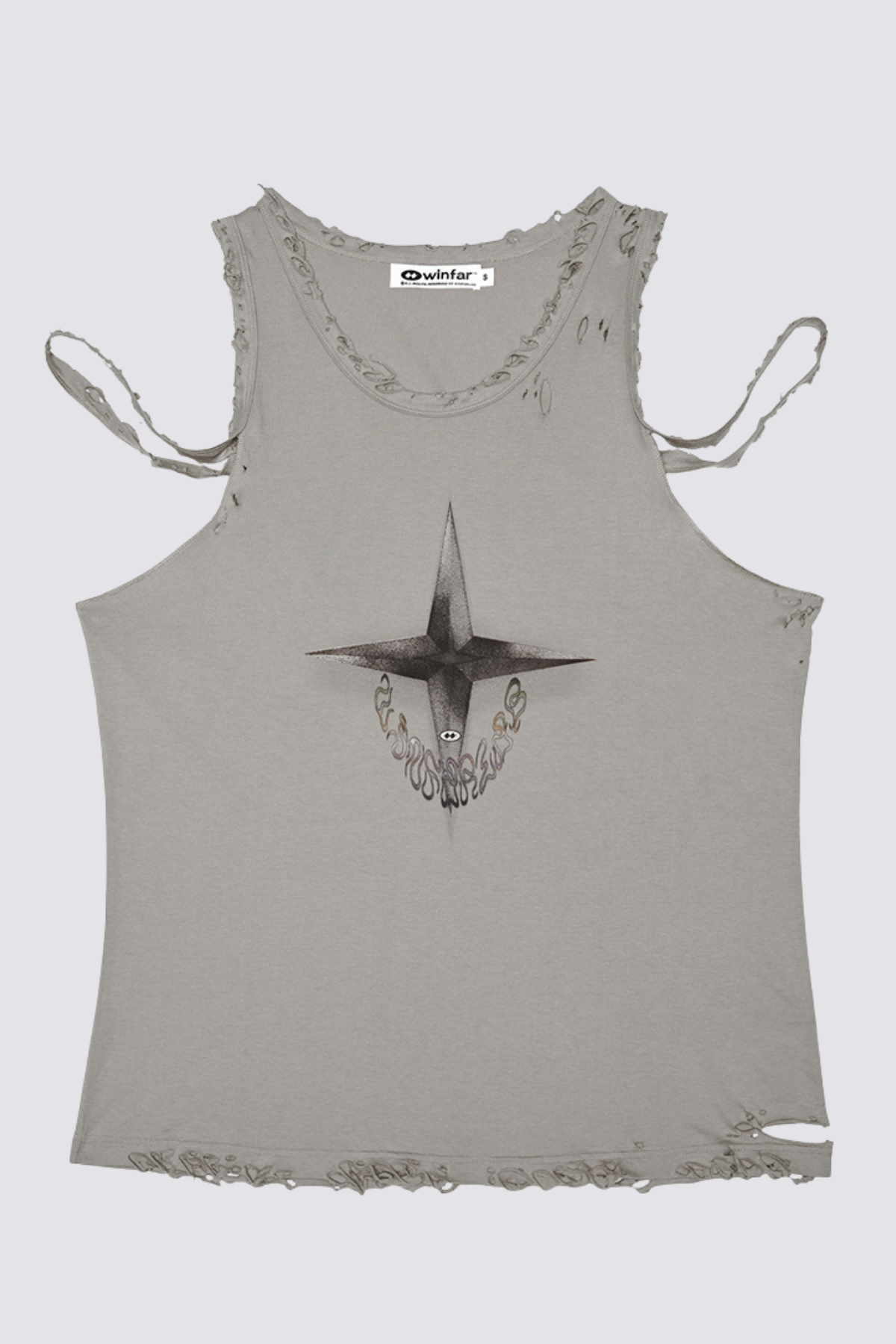 Soft Edge Sleeveless Star Top