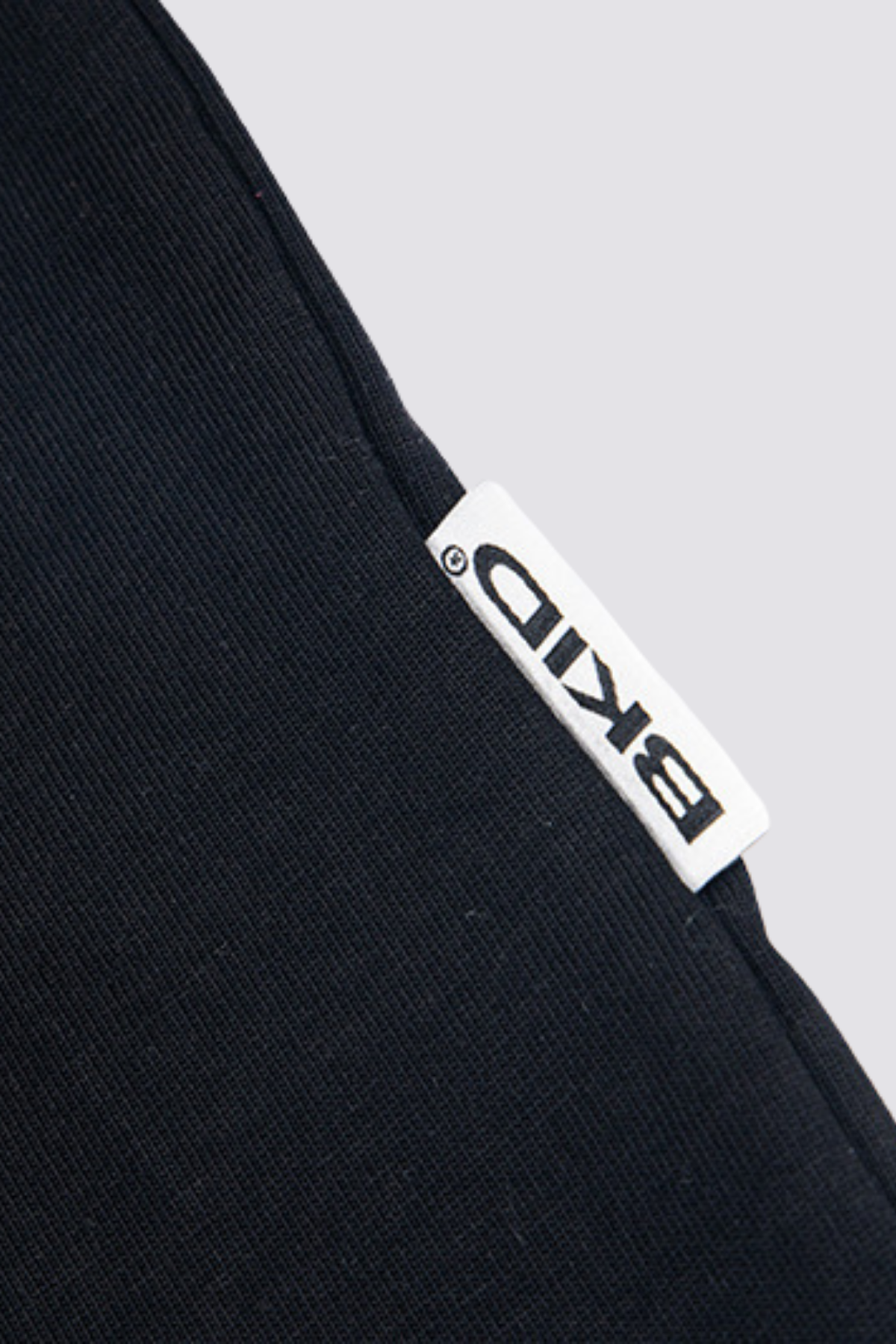 Solid Dash Print Top Black