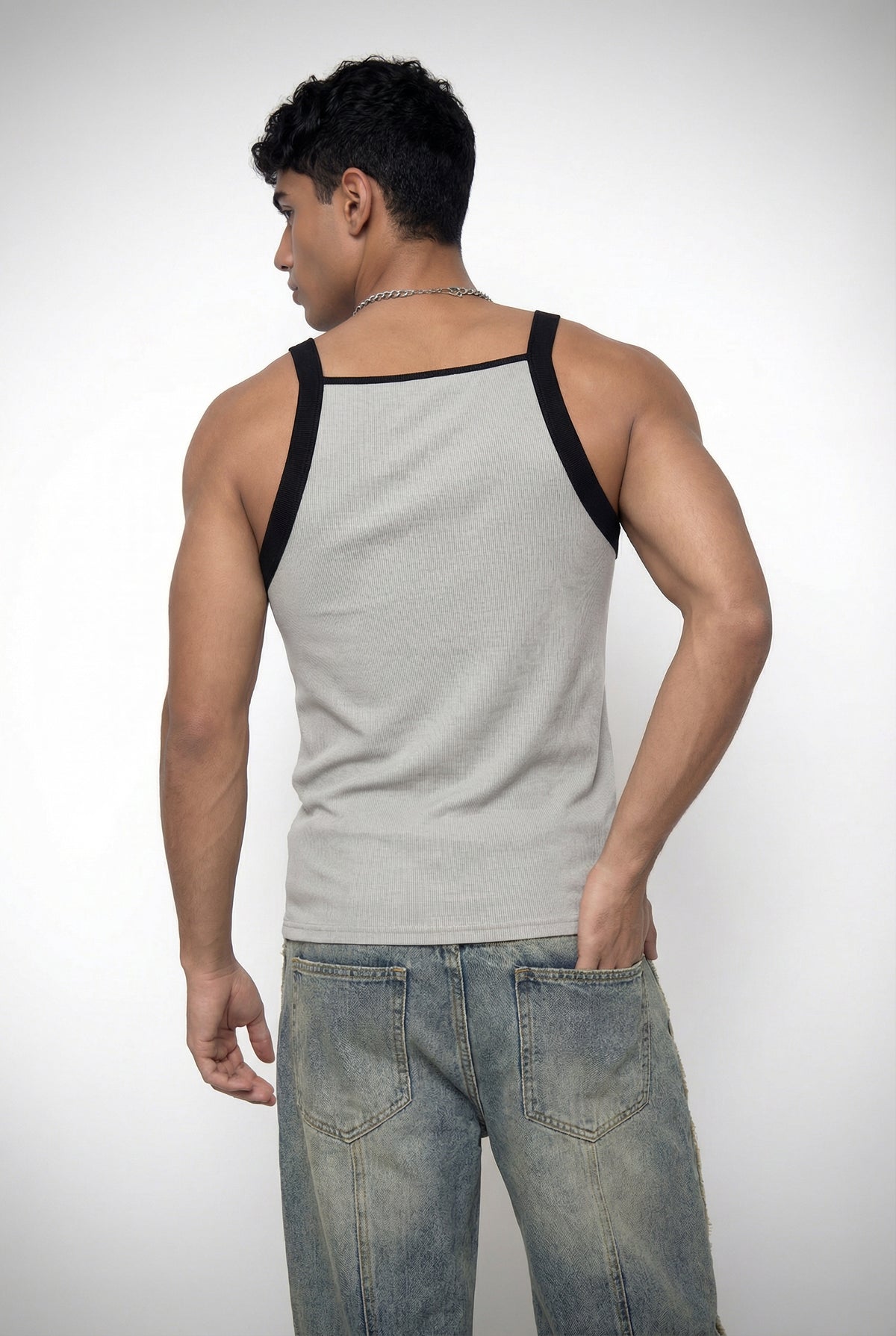 Solid Void Tanktop Grau
