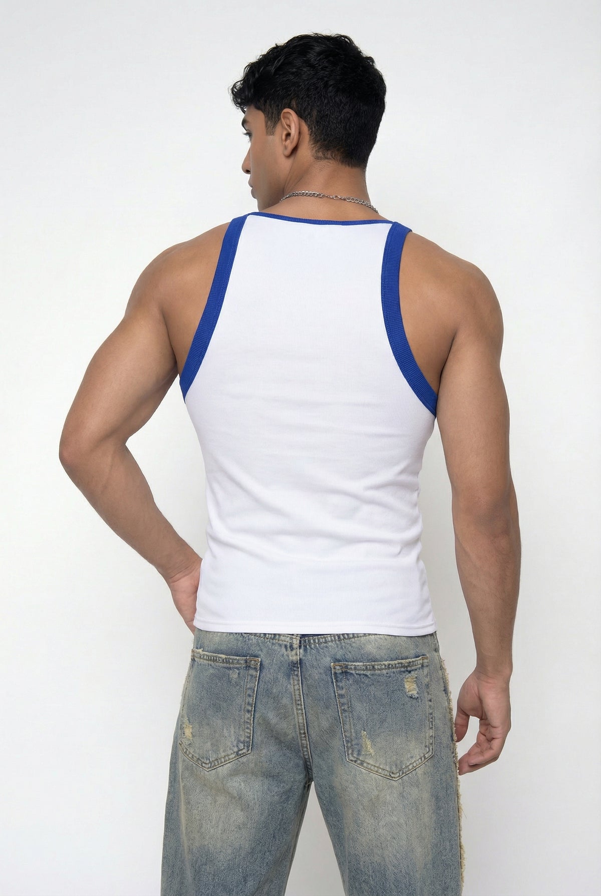 Solid Void Tank Top White