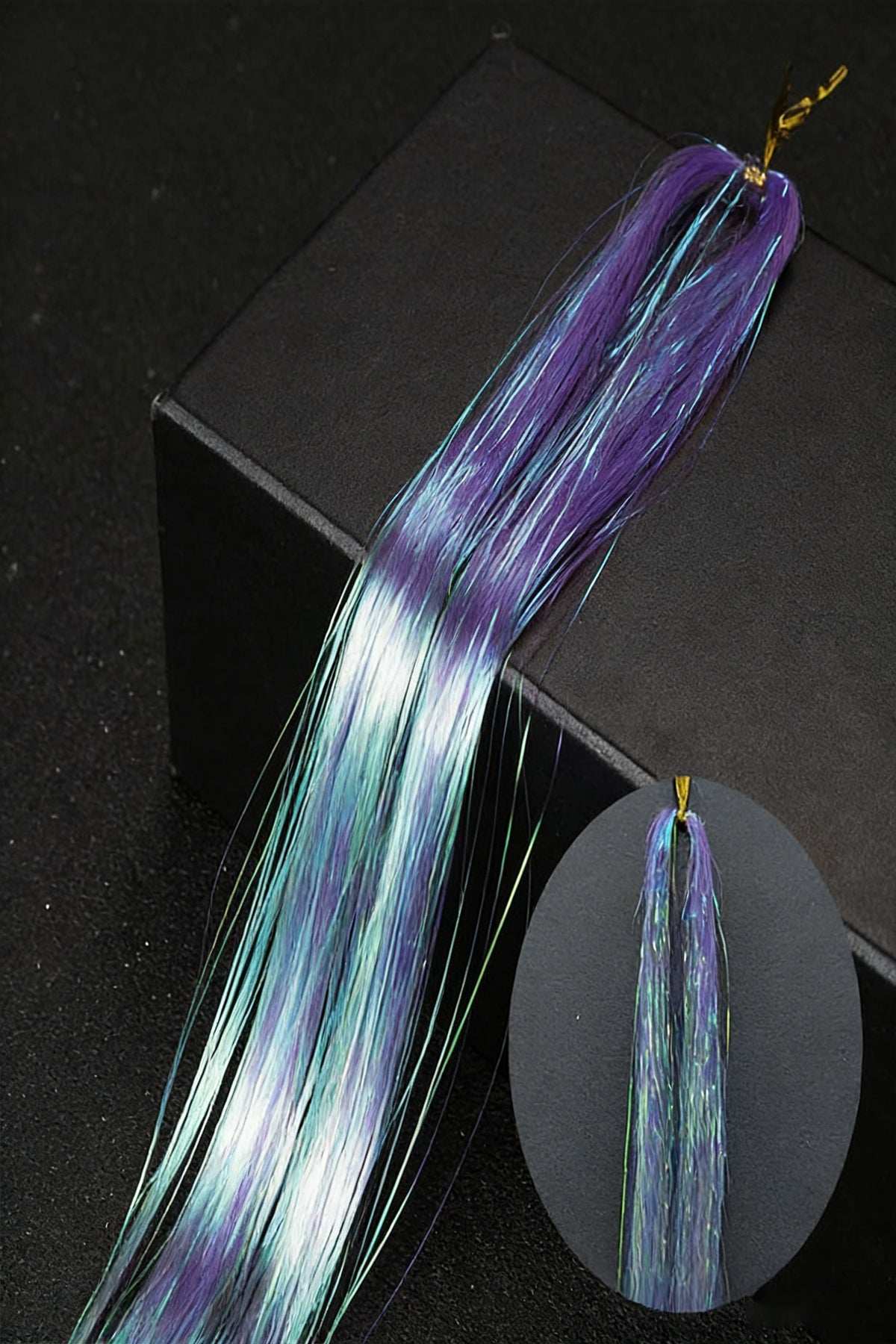 Sonic Flirt Lase Metallic Tinsel Wig