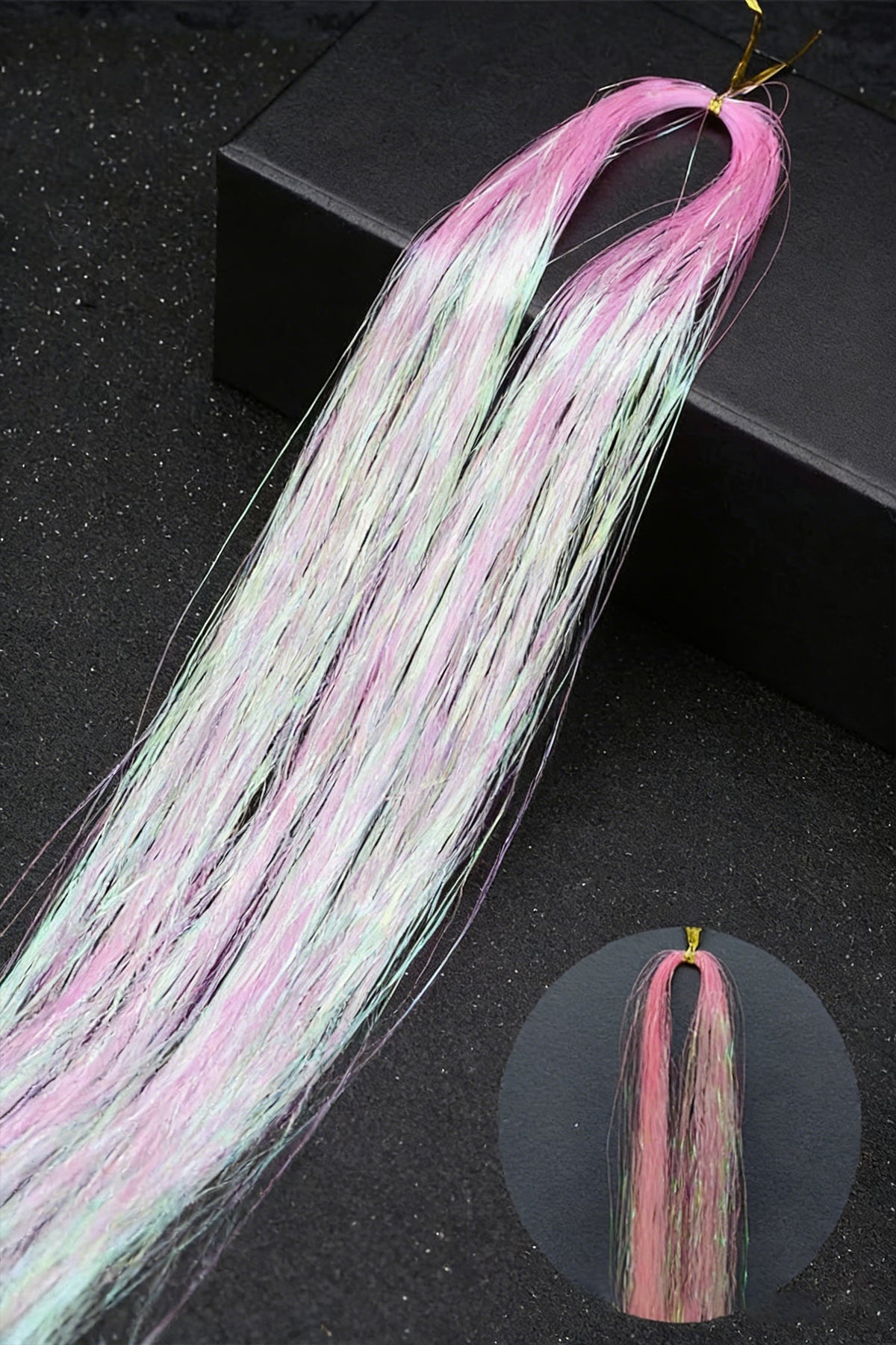 Sonic Flirt Lase Metallic Tinsel Wig