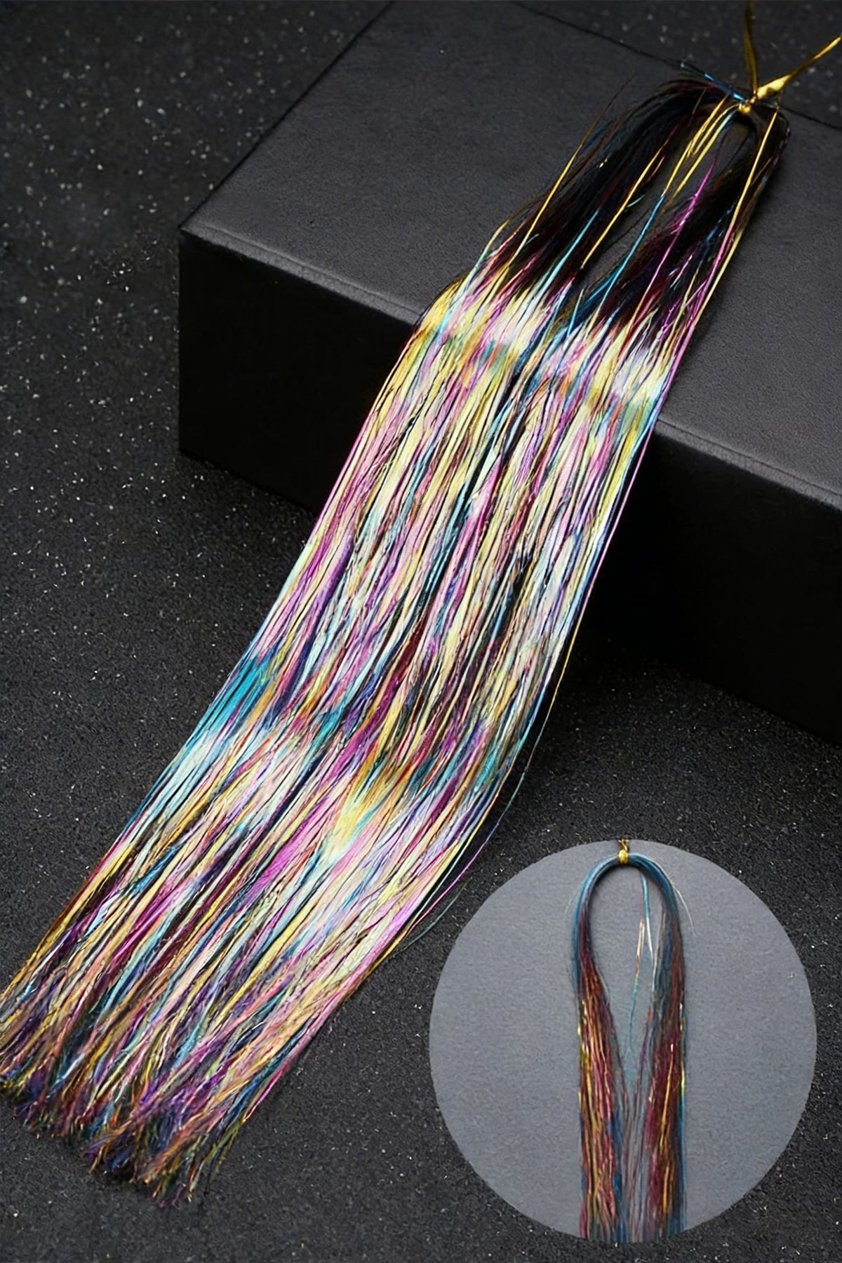 Sonic Flirt Lase Metallic Tinsel Wig