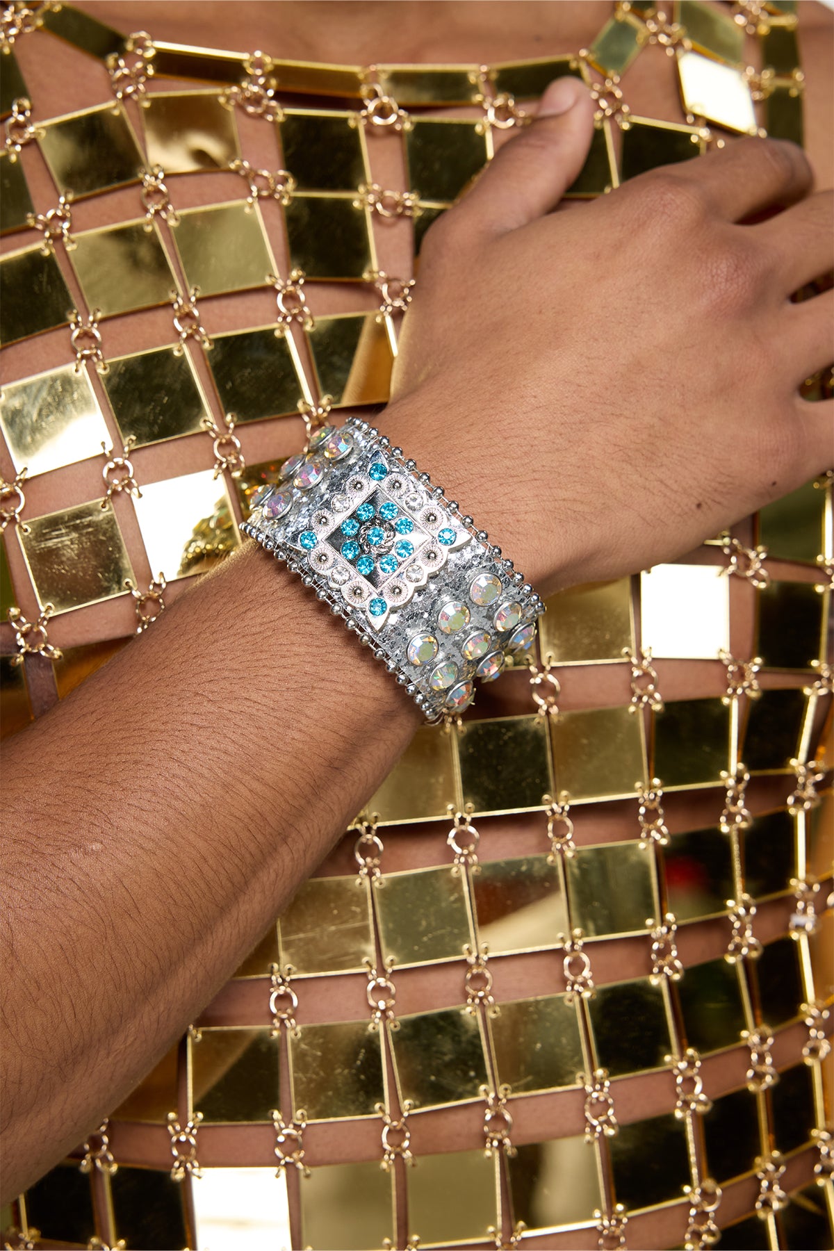 Sonic Glitz Rhinestone Bracelet