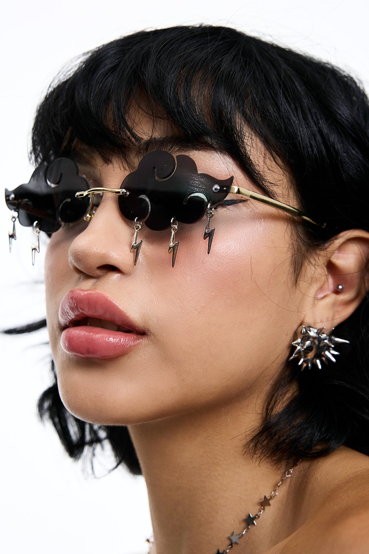 Sonic Lens Cloud Sunglasses Black