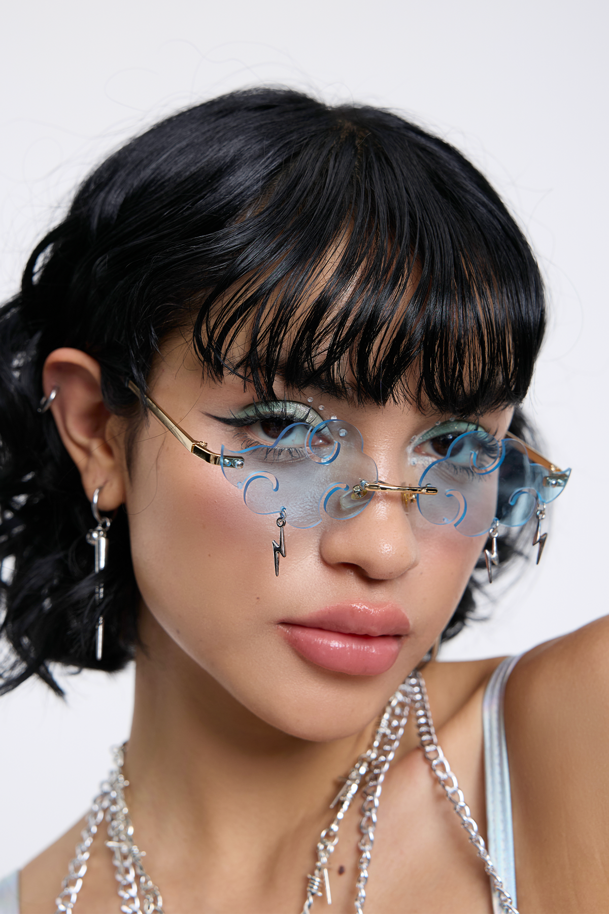 Sonic Lens Cloud Sunglasses Blue