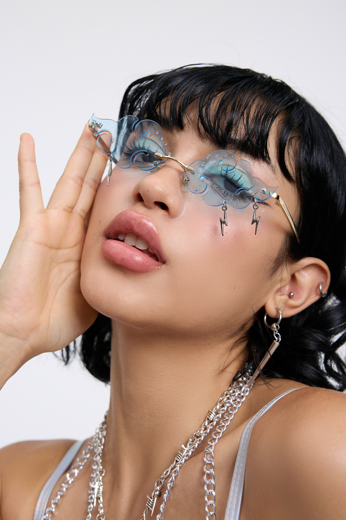 Sonic Lens Cloud Sunglasses Blue