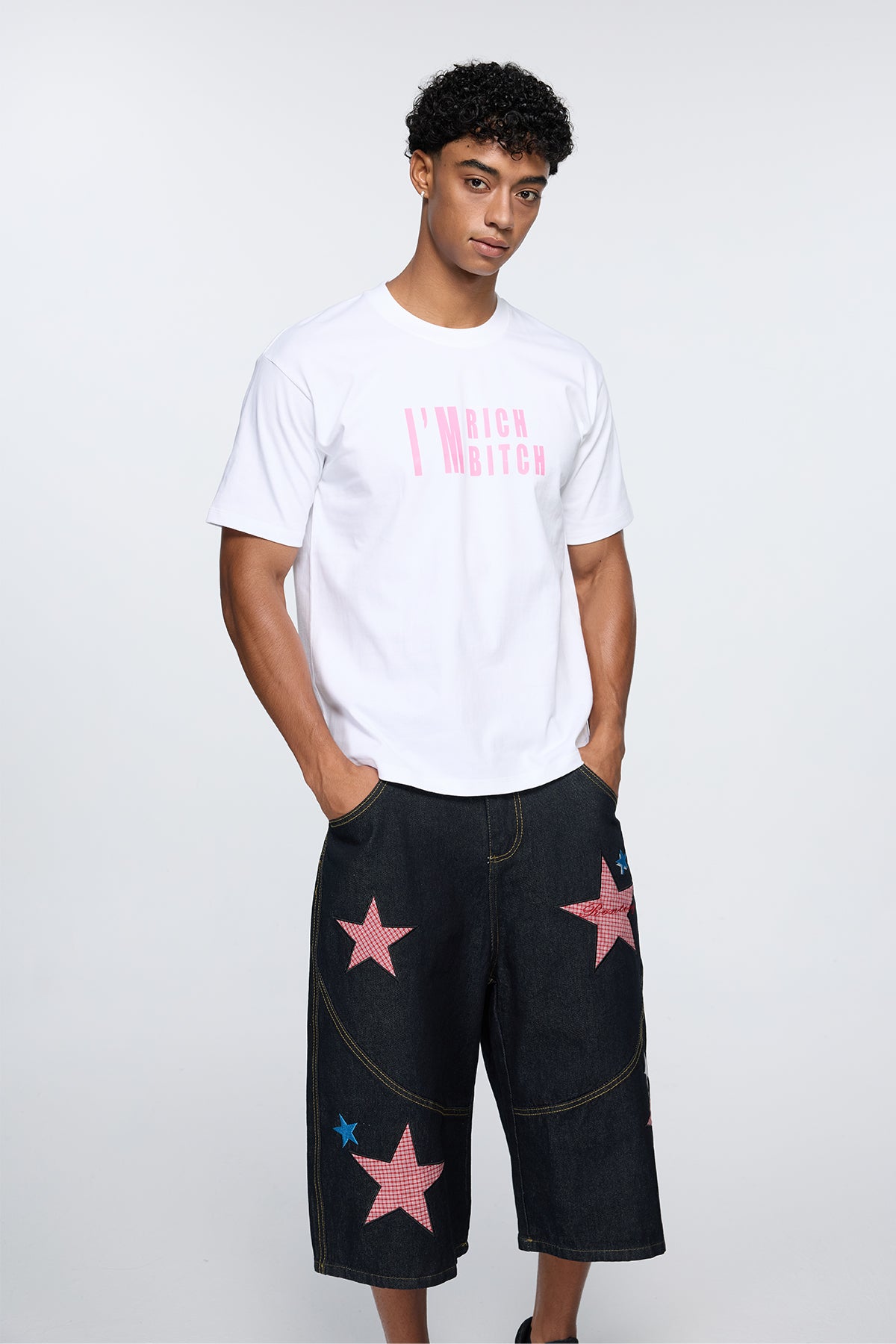 Sonic Linear Print T-Shirt