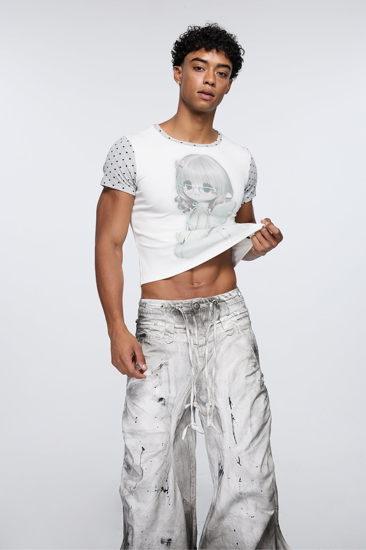 Sonic Wave Print T-Shirt