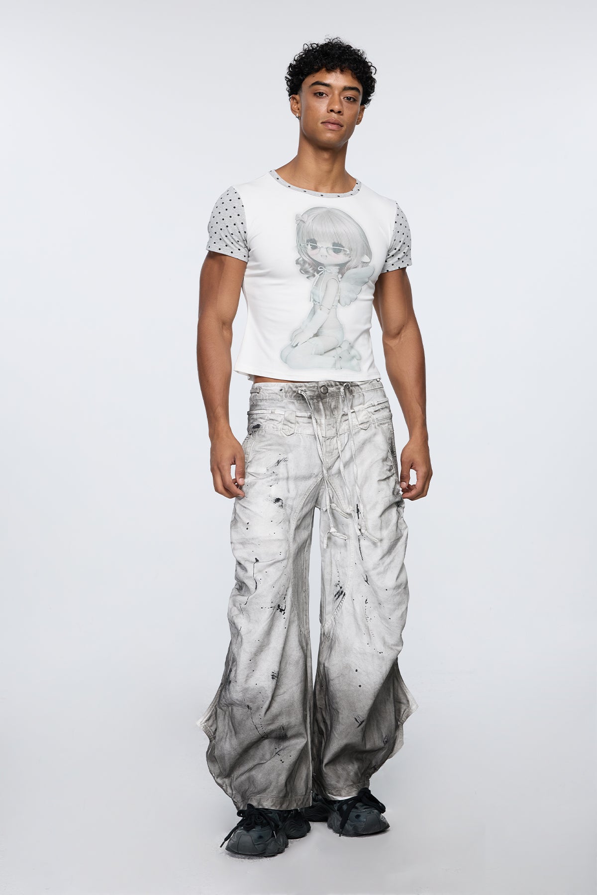 Sonic Wave Print T-Shirt
