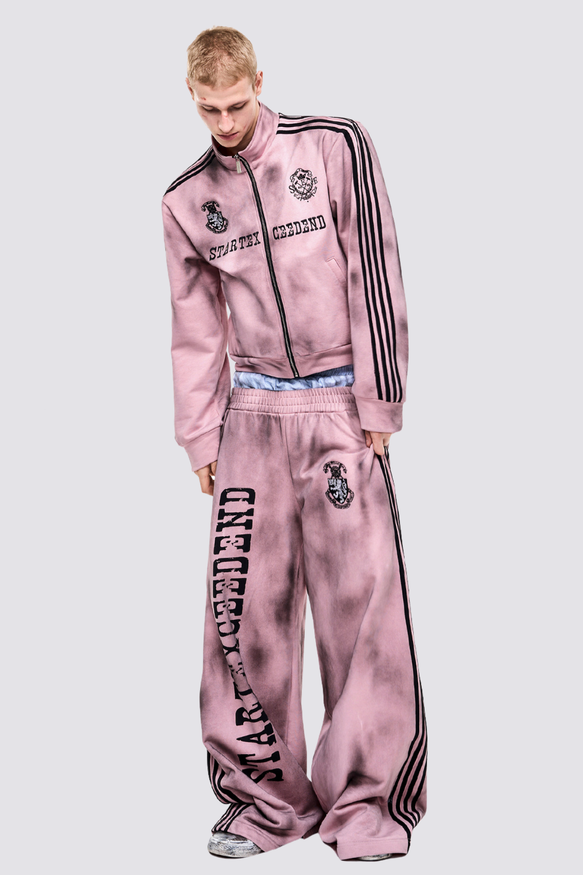 Space Mood Print Long Sleeve Jacket