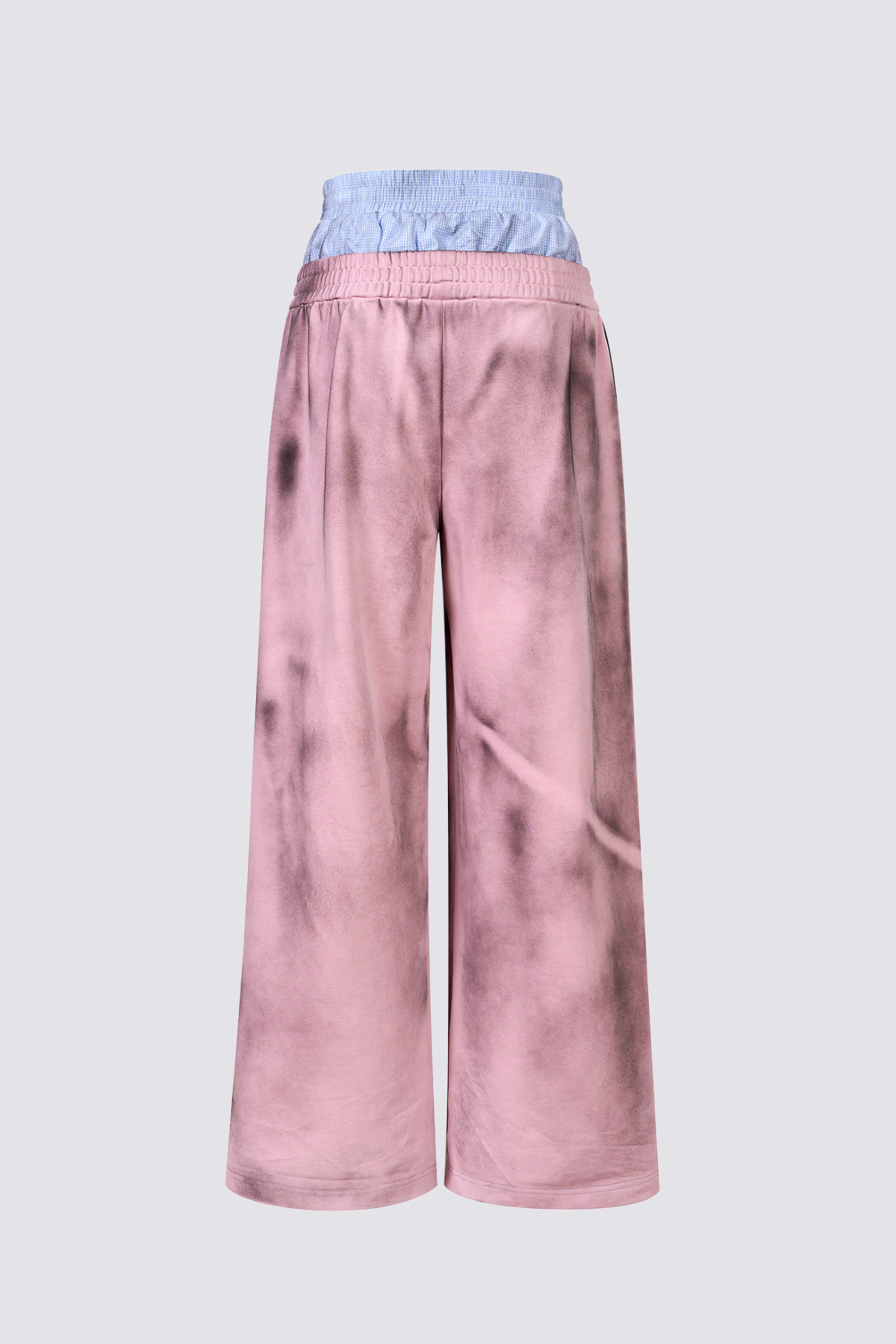 Space Mood Print Straight Pants