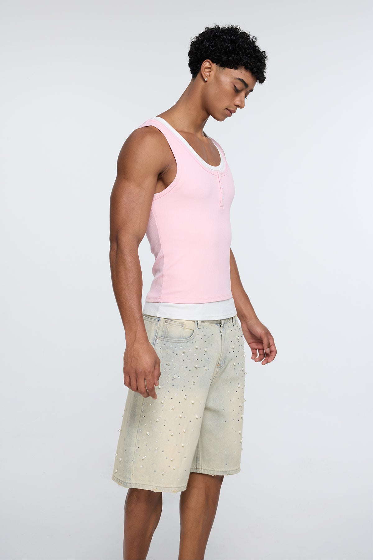 Spectra Line Tank Top Pink