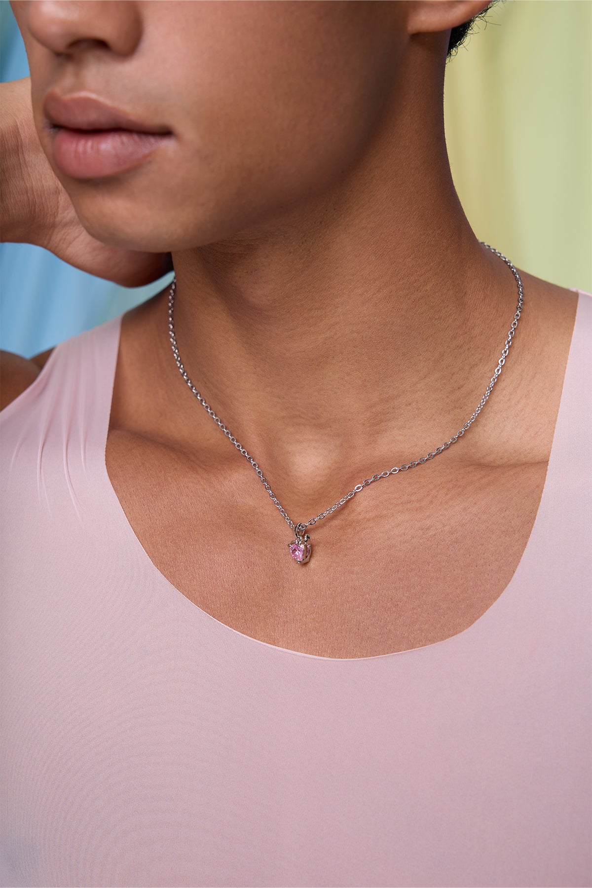 Stark Alloy Rhinestone Necklace