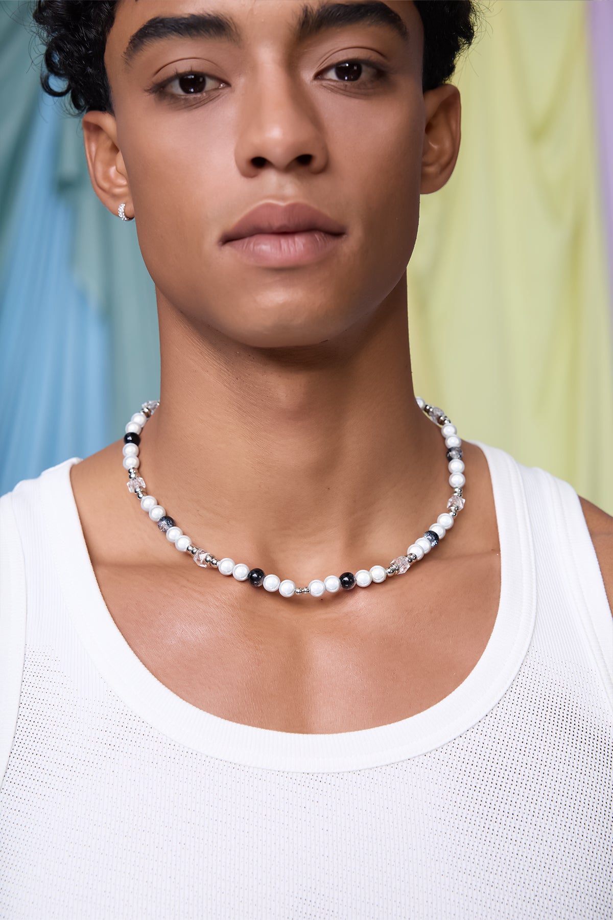 Stark Ring Beaded Choker