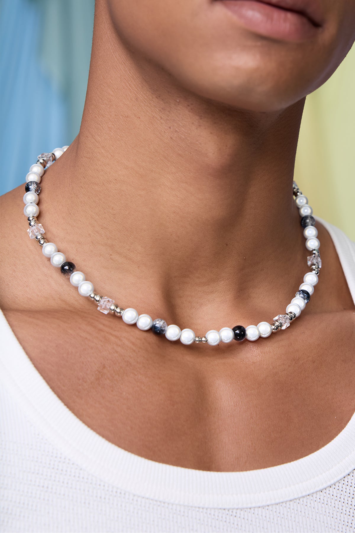 Stark Ring Beaded Choker
