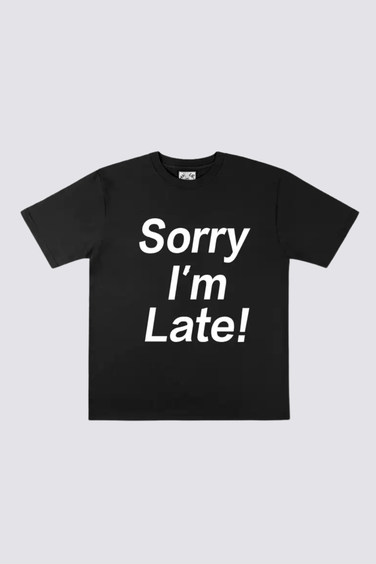 Static Pitch Print T-Shirt Black