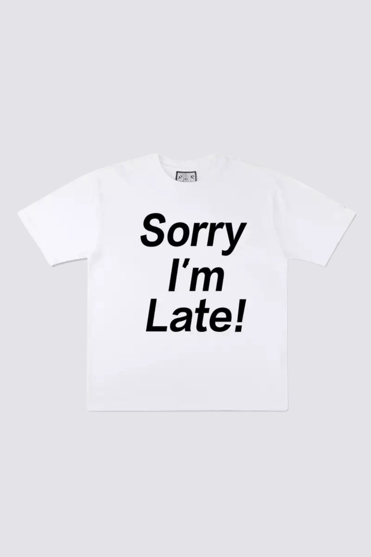 Static Pitch Print T-Shirt White