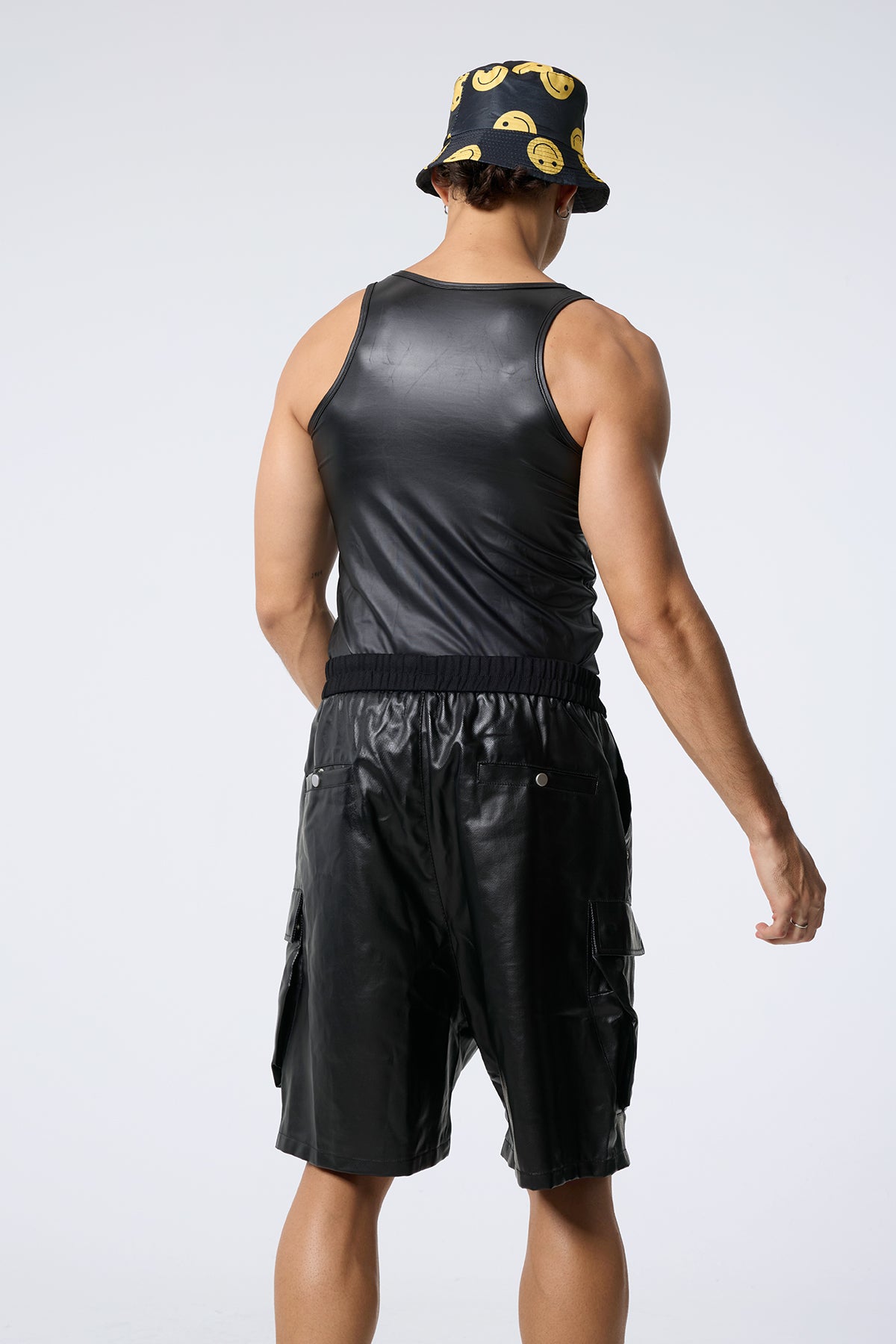 Steel Depth Sleeveless Top Black