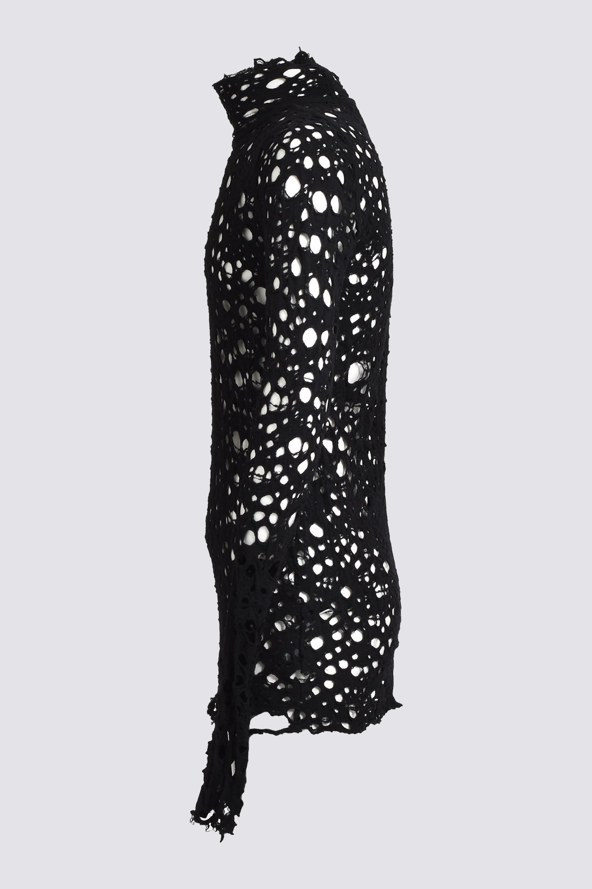 Steel Loop Cutout Long Sleeve Top