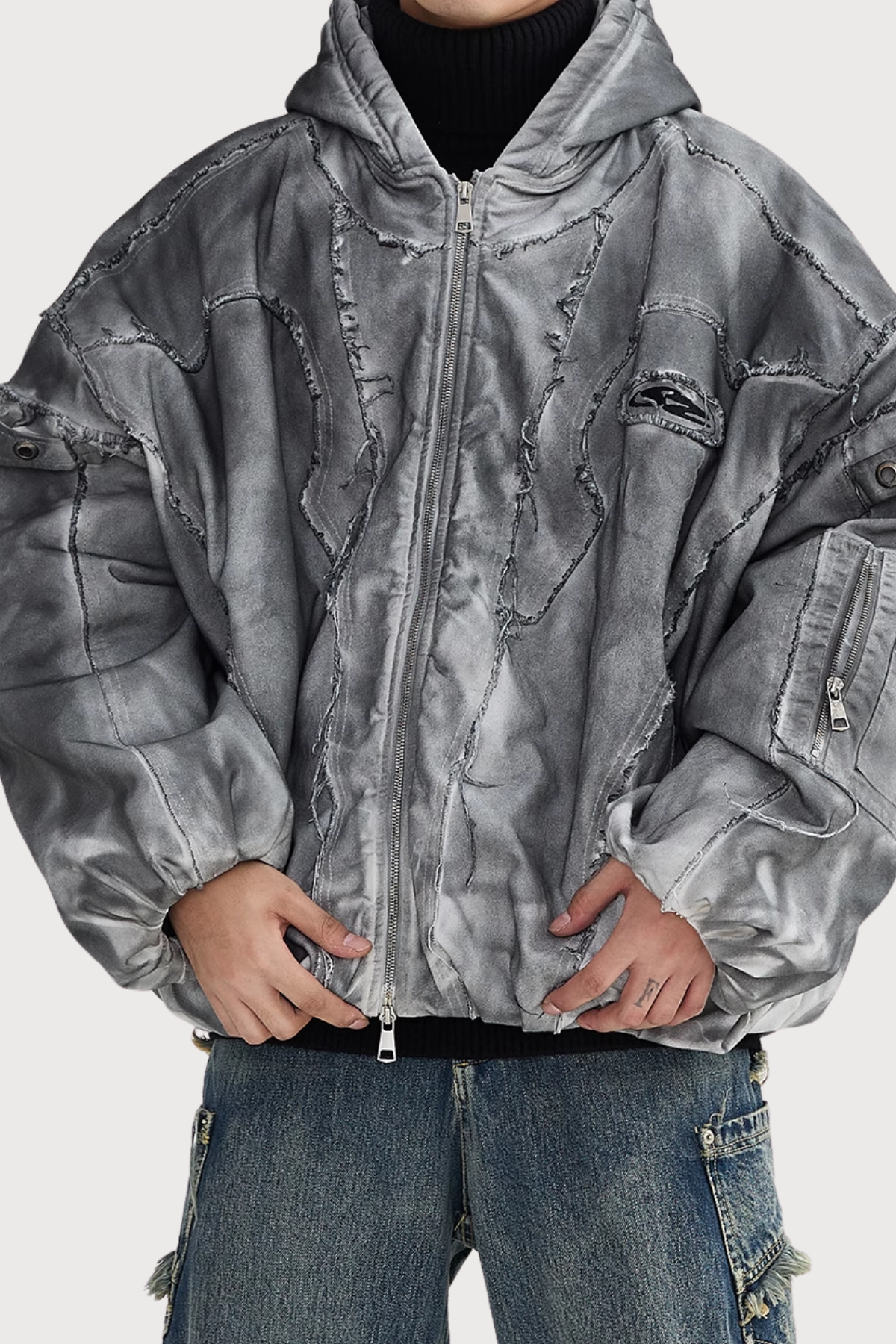 Street Claw Padded Hooded Jacket