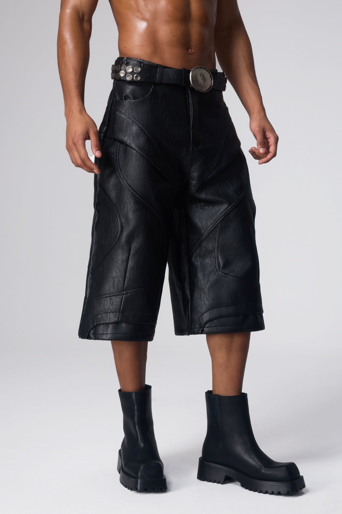 Street Kiss Leather Shorts – RYVKstudio