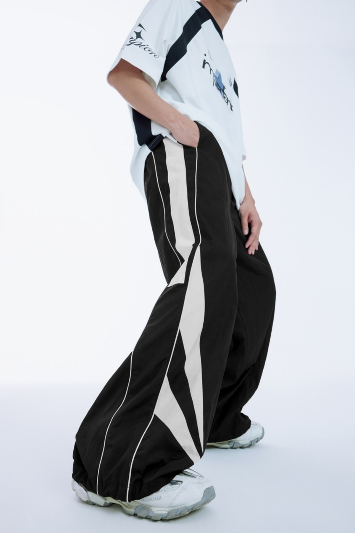 Stretch Zone Paneled Wide Leg Pants