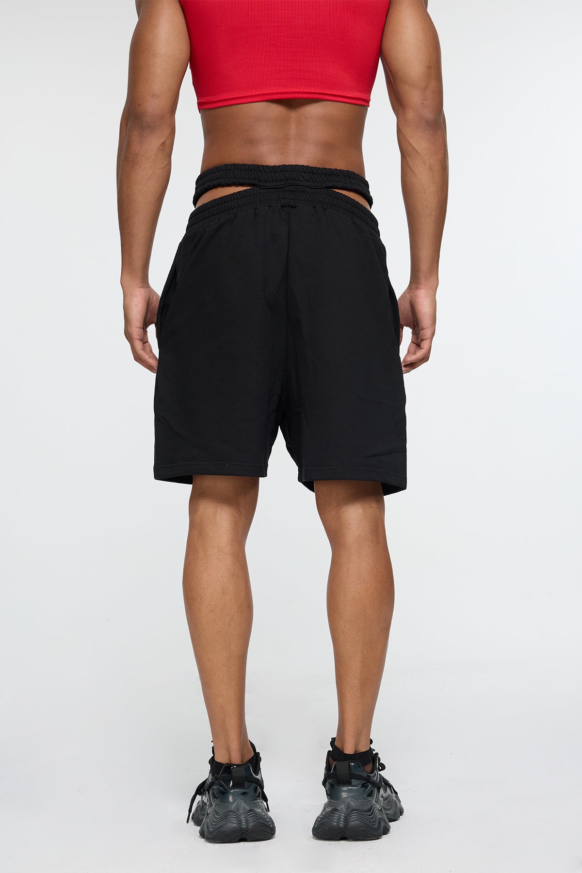 Structured Boxer Straight Shorts