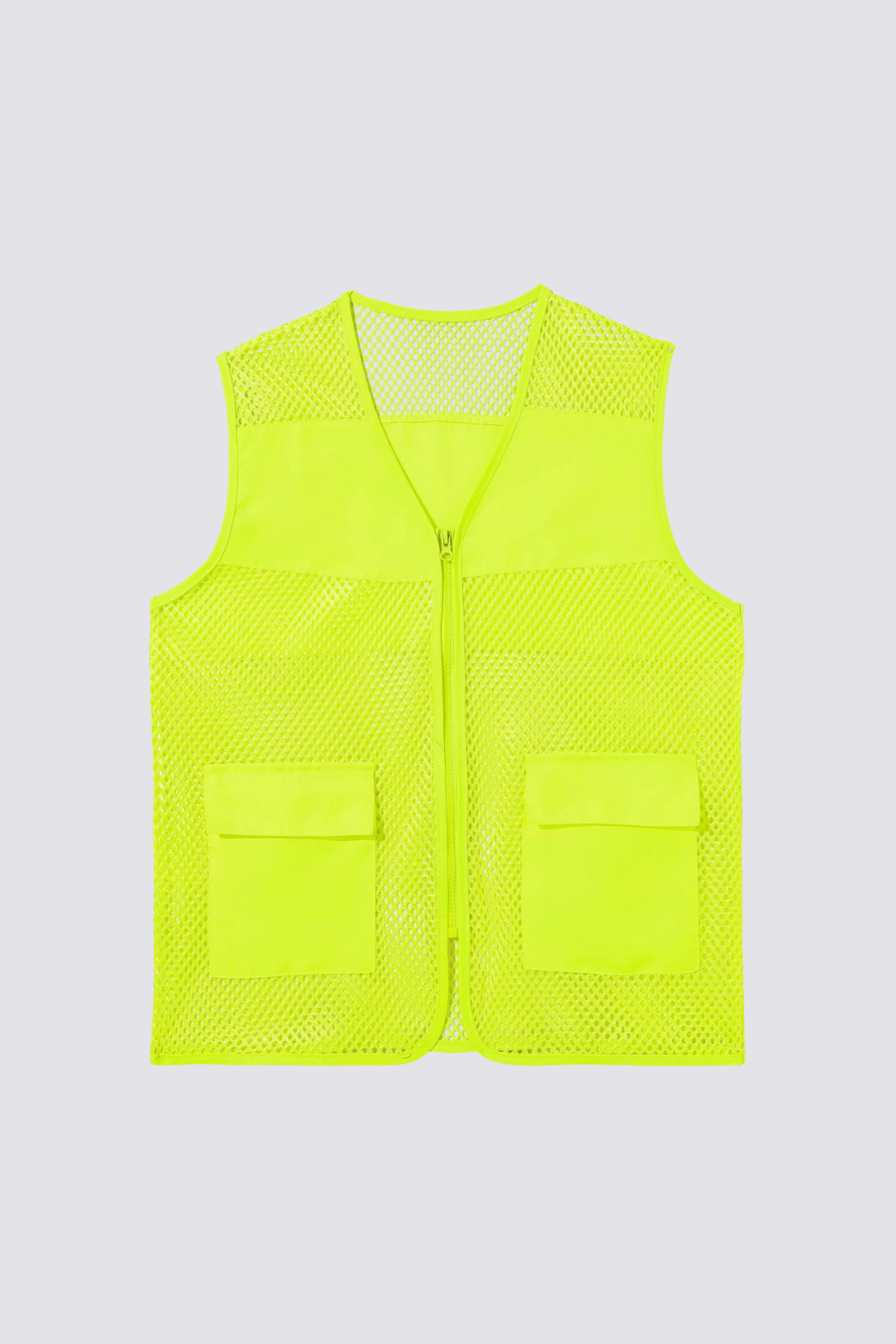 Subtle Distortion Cutout Vest
