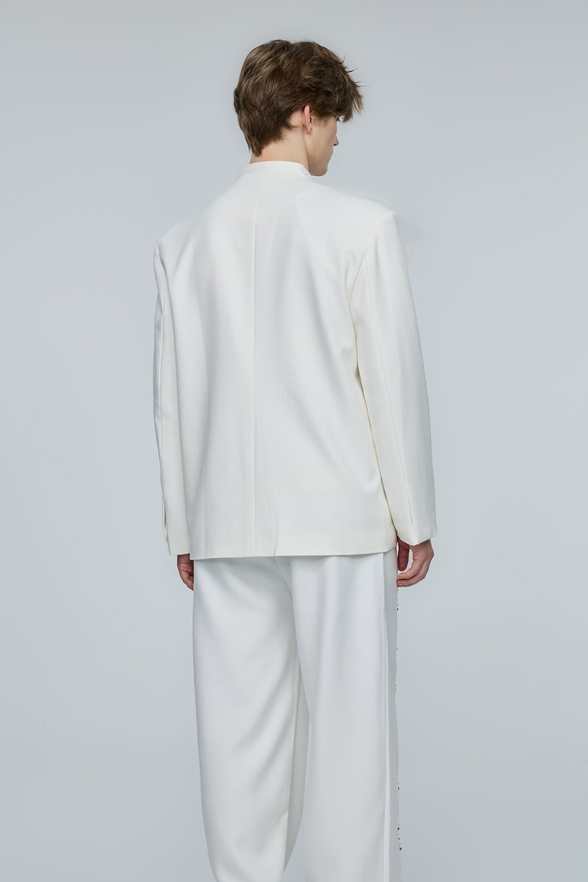 Synth Flare Long Sleeve Sequin Jacket