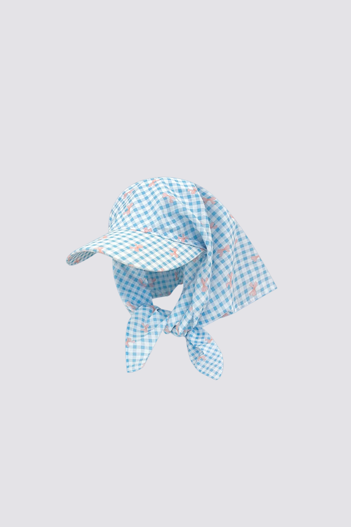 Synthetic Love Plaid Head Scarf