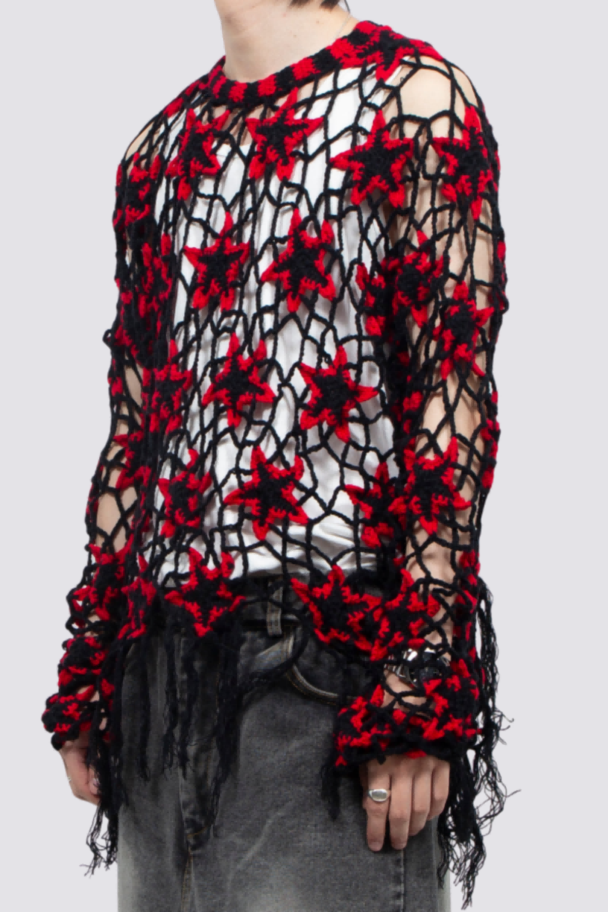 Thread Wave Fishnet Star Top