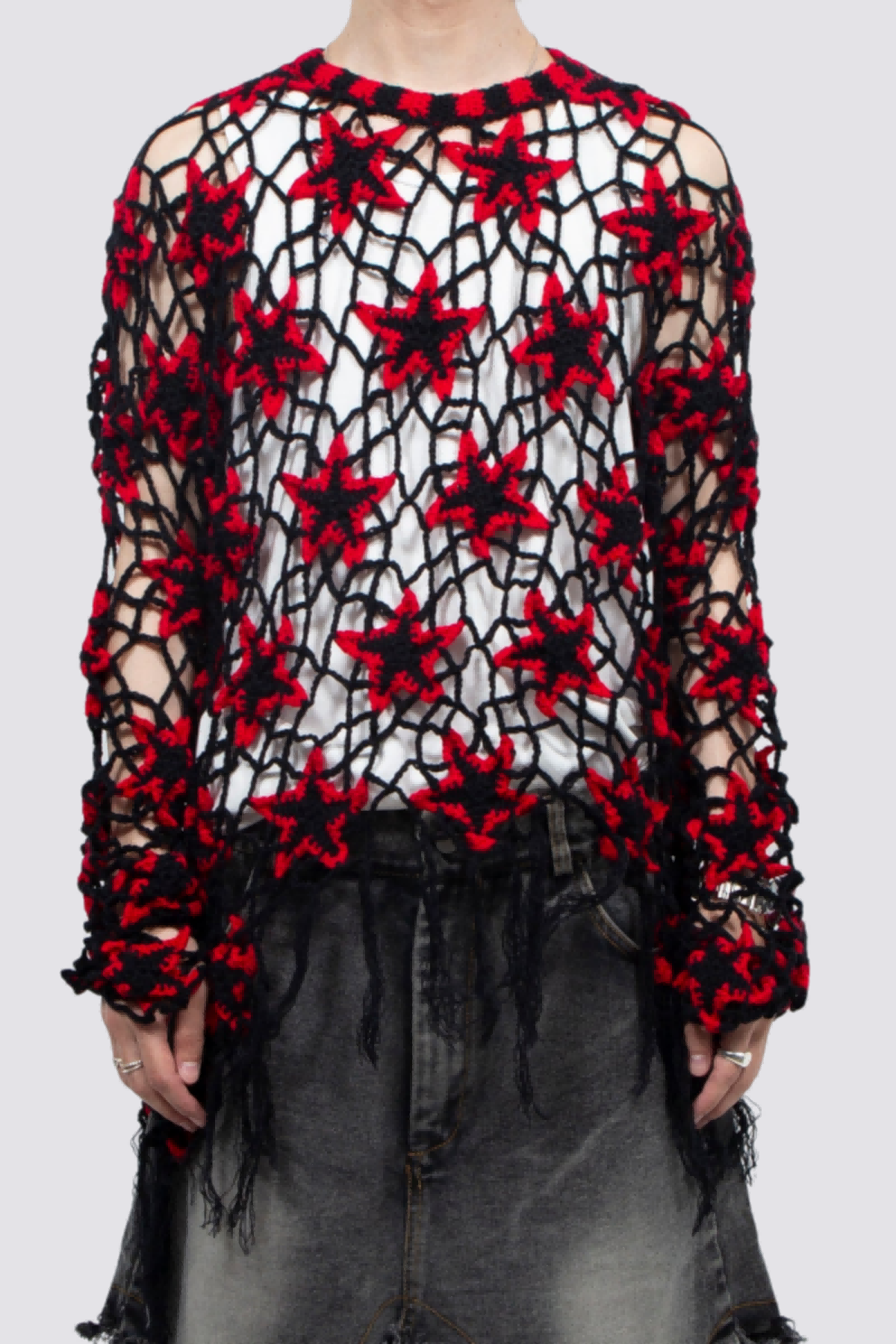 Thread Wave Fishnet Star Top