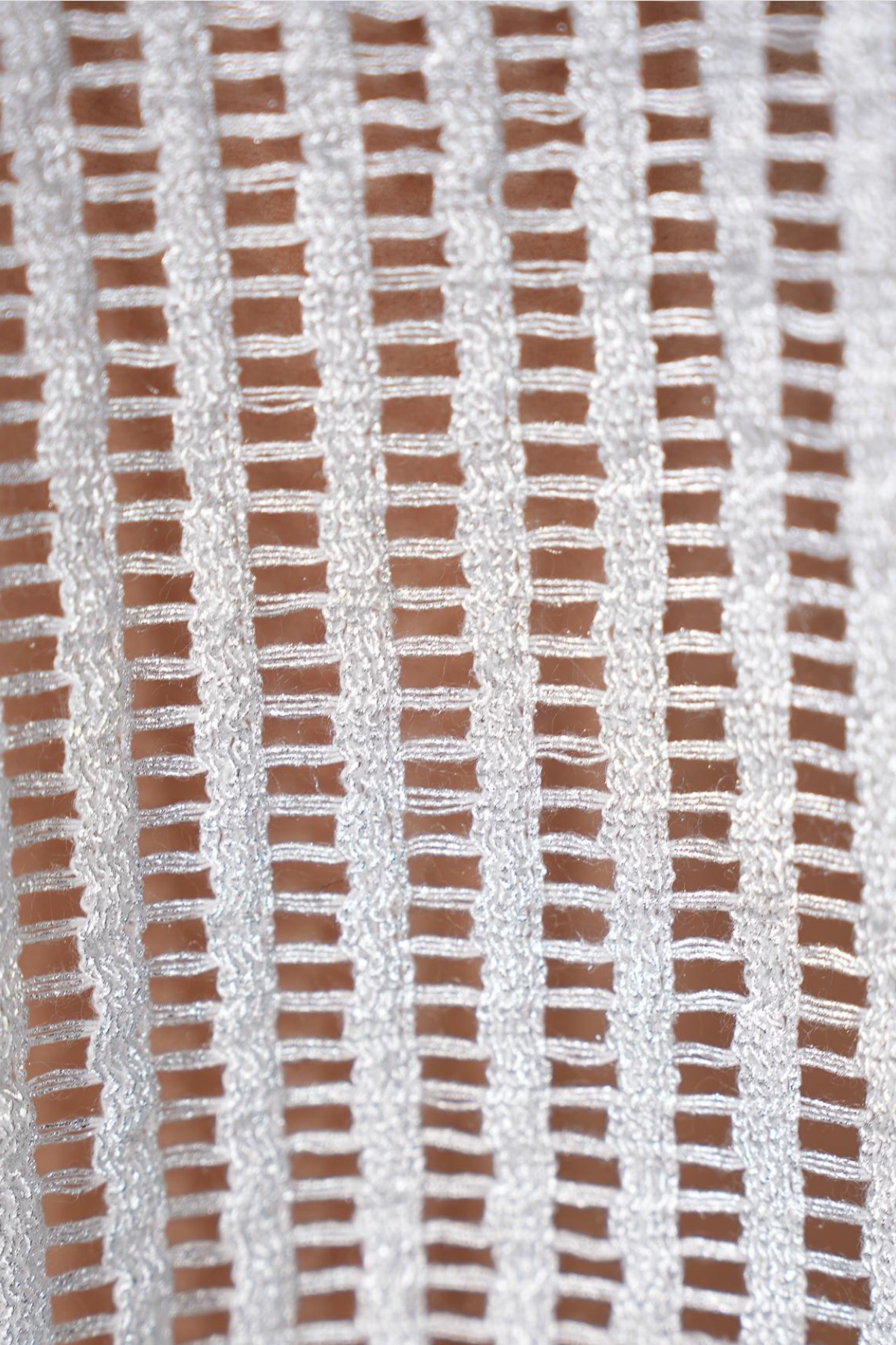 Tight Harness Paneled Cutout Top Silver