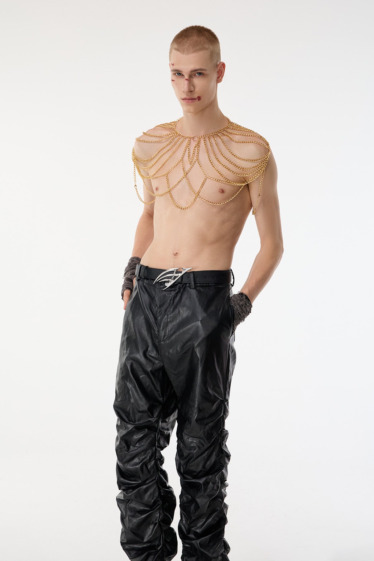 Titanium Arc Metal Necklace