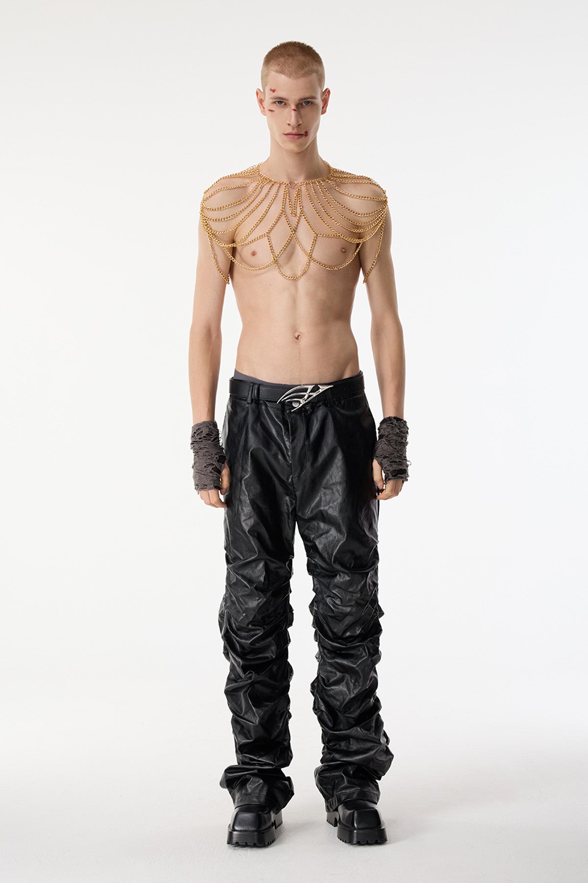 Titanium Arc Metal Necklace