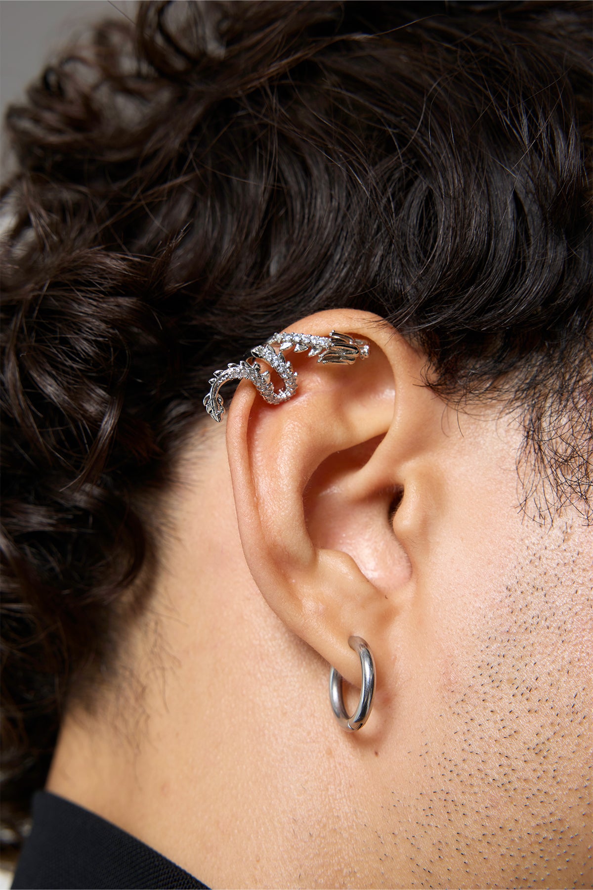 Titanium Flash Dragon Earring