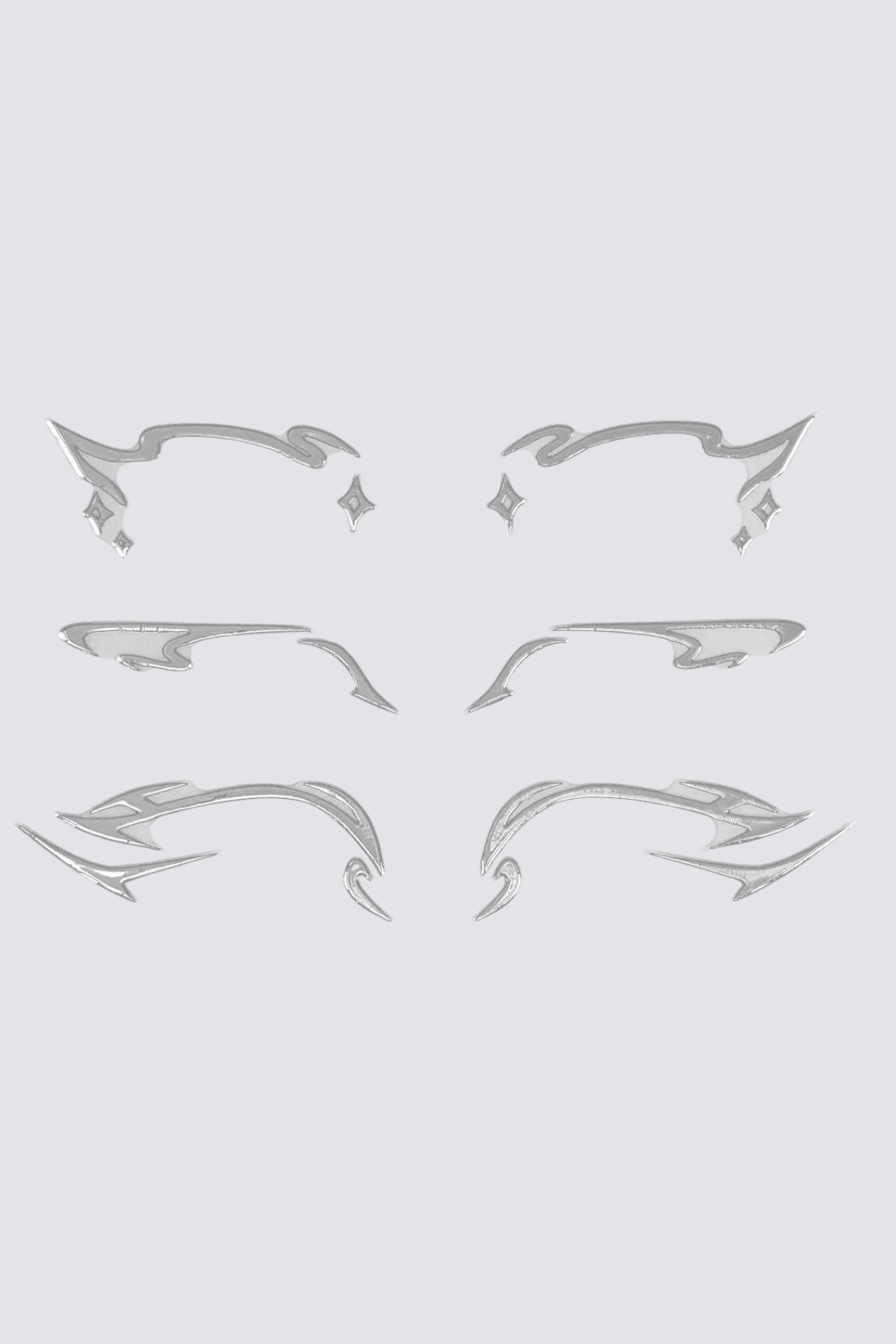 Titanium Flux Eye Sticker