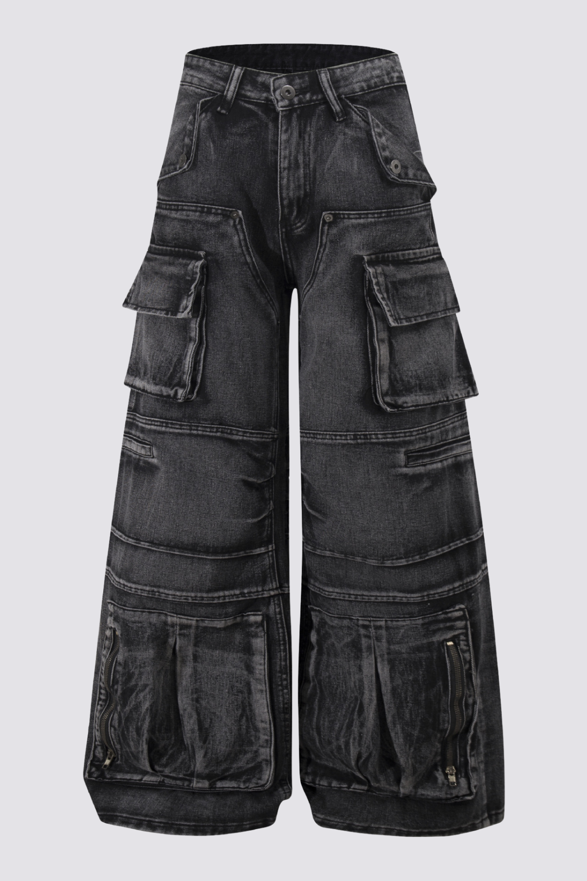 Tone Urban Barrel Jeans Black