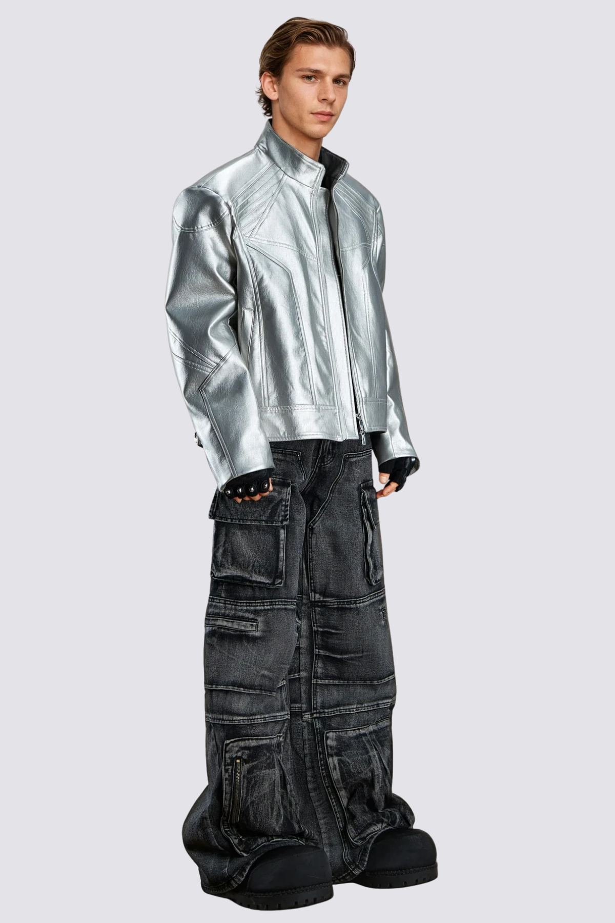 Tone Urban Barrel Jeans Black