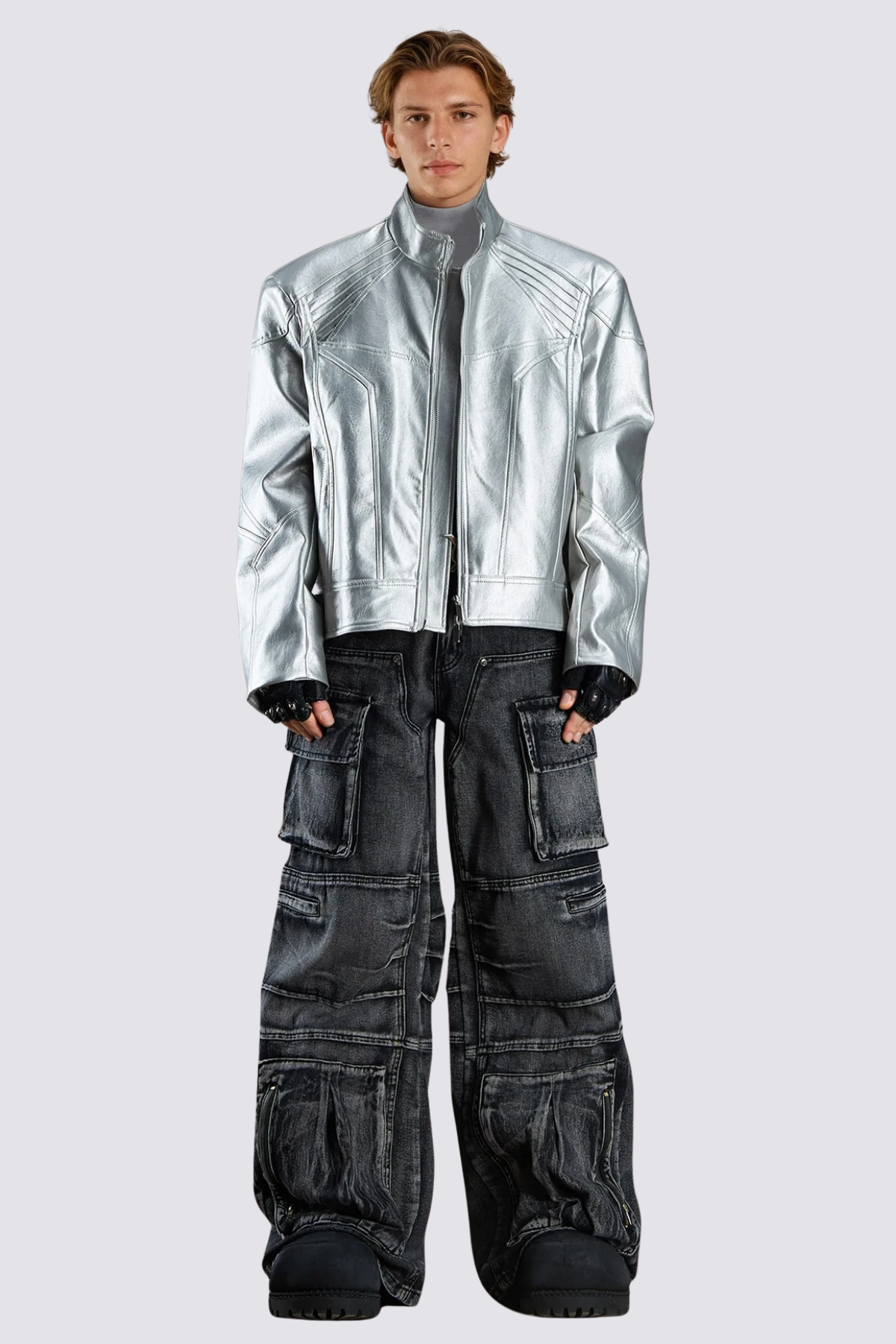 Tone Urban Barrel Jeans Black