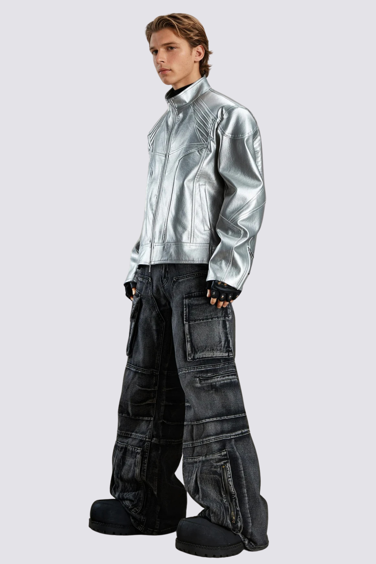 Tone Urban Barrel Jeans Black